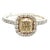 1.13 Ct Natural Yellow Diamond Ring Size 5.25 For Sale