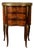 19th Century Louis XV Half Moon Commode in Marquetry and Gilt Bronze For Sale