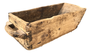 Reduced Late 19th Century Early Primitive Large Hand Hewn Grain, Rice, Feed Farm House Scoop With Single Handle