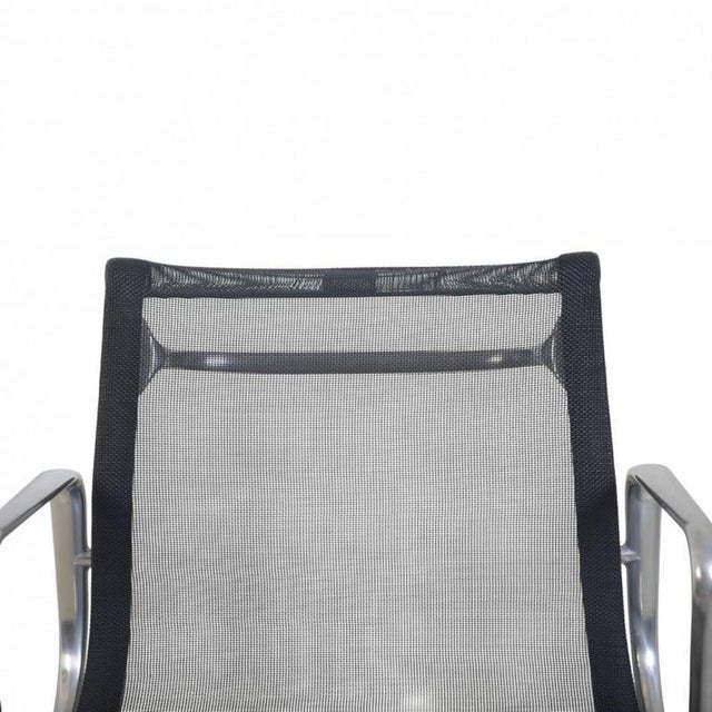 EA108 Chair in Black Mesh by Charles Eames, 2000s For Sale - Image 11 of 14