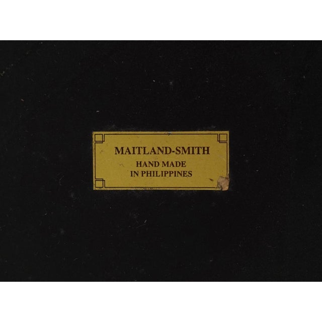 Maitland Smith Leather Top Games Table For Sale - Image 18 of 18