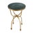 Green Hager 16 in. W Round Marble & Metal Side Table, Green Marble For Sale - Image 8 of 8