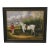 Man & Horse Framed Oil Painting on Canvas For Sale