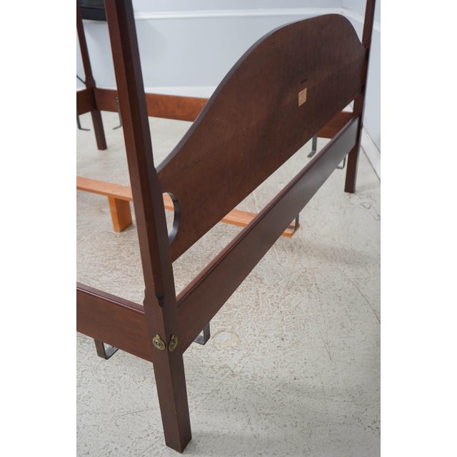 Eldred Wheeler King Size Cherry Pencil Post Bed For Sale - Image 12 of 15
