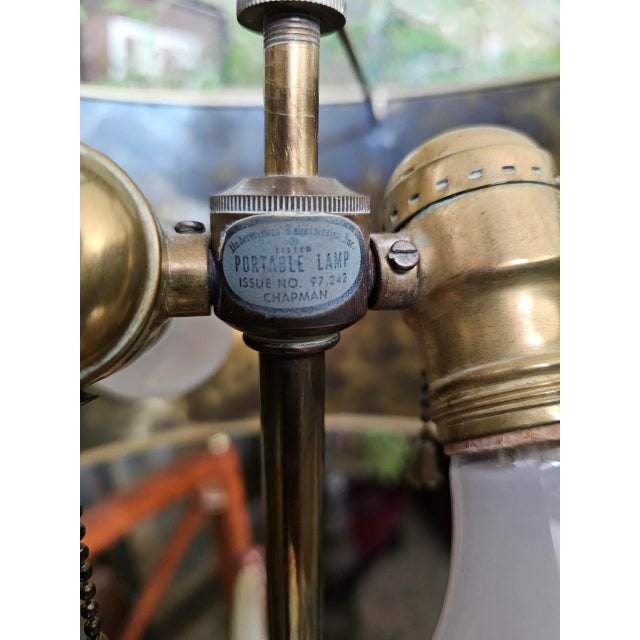 Brass Mid-Century Modern Brass Candelabra Table Lamps by Chapman - a Pair For Sale - Image 8 of 8