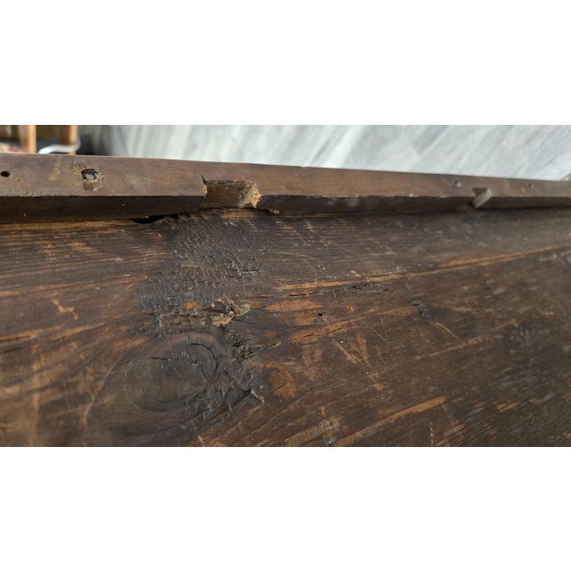 Wood 18th Century Sideboard in Wood & Metal For Sale - Image 7 of 18