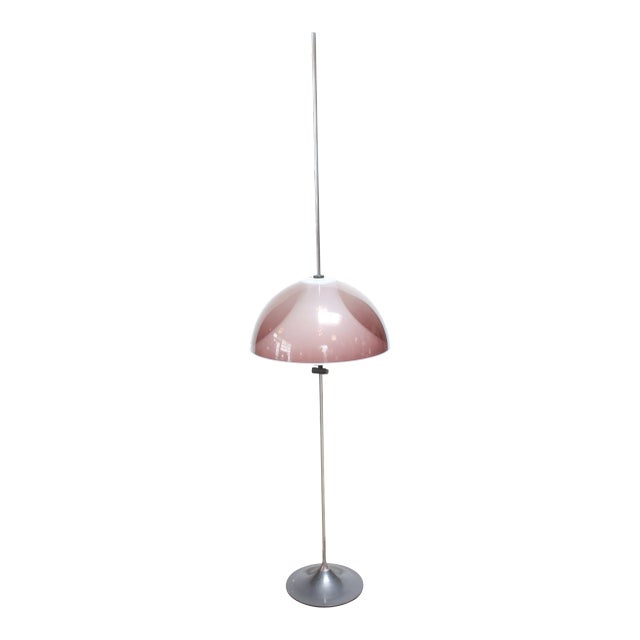 Italian Modern Adjustable Floor Lamp Attributed to Gino Sarfatti For Sale