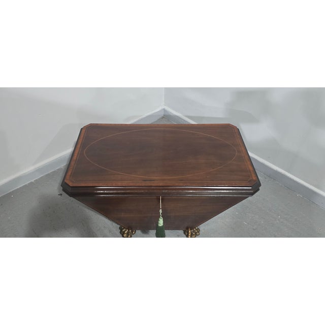 Inlaid Mahogany Wine Cooler by Edwards and Roberts, 1800 For Sale - Image 4 of 18