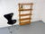 Mid-Century Modernist Sticks and shelves Wall Cabinet or book case designed and made in the 1950s Beech sticks and oak...