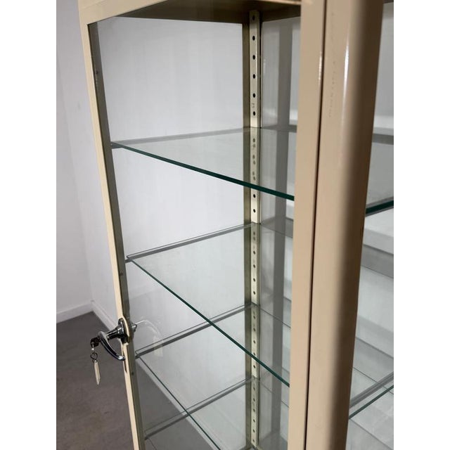 Vintage Medical Cabinet in Glass and Metal, 1950s For Sale - Image 6 of 10