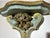 Vintage Gilded Aqua Wall Brackets-a Pair For Sale In Savannah - Image 6 of 7