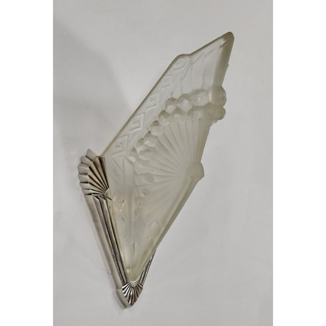 1920s A Pair of French Art Deco Wall Sconces by Charles Schneider 1930s France - 4 Available For Sale - Image 5 of 10