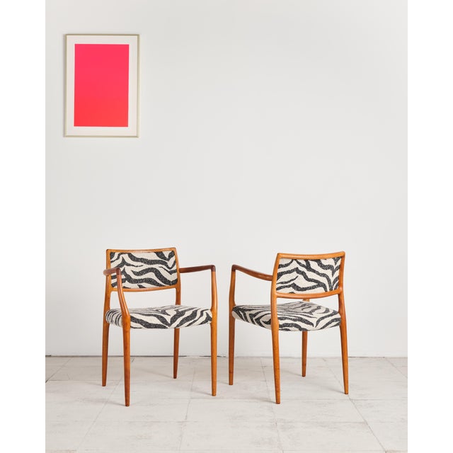 Model 65 Armchairs from Niels O. Møller, Denmark, 1968, Set of 2 For Sale - Image 15 of 15
