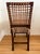 Wood Vintage Woven Leather and Wood Counter Stool For Sale - Image 7 of 16