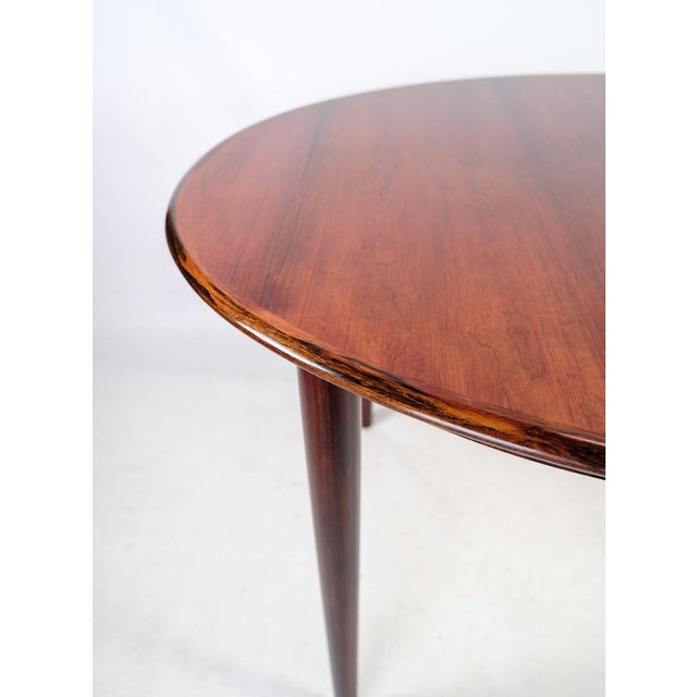 Brown Dining Table in Rosewood attributed to Arne Vodder, 1960s For Sale - Image 8 of 14