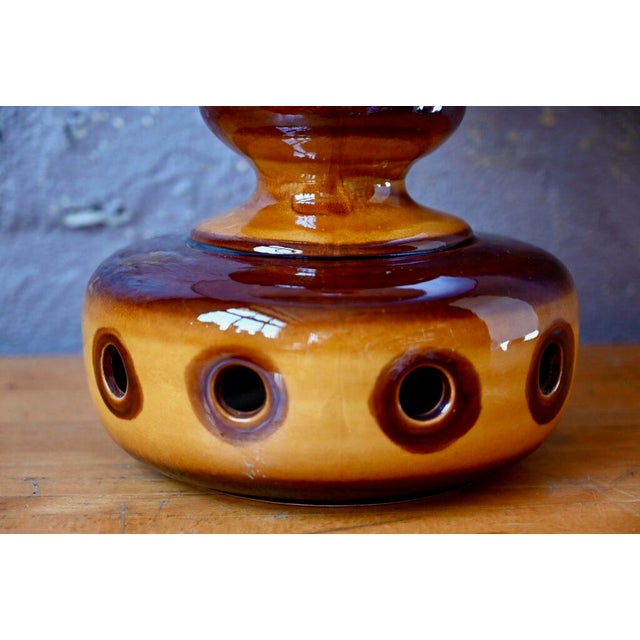 Beige Vintage Table Lamp, 1960s For Sale - Image 8 of 9