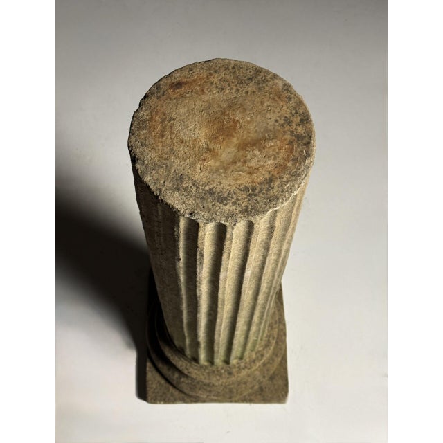 Vintage Composite Stone Column For Sale - Image 4 of 13