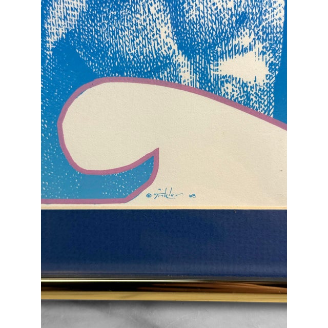 Printmaking Materials Vintage Postmodern Realism Alexander the Great Lithograph by Barrie Tinkler For Sale - Image 7 of 10