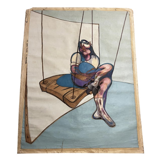 Donald Tibble, Painterman 3, 1977, Oil on Canvas For Sale