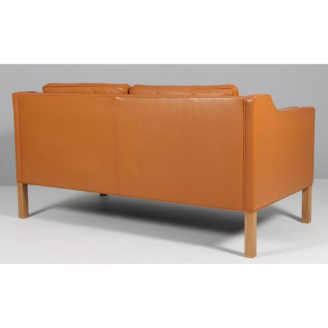 Wood Model 2212 2-Seater Sofa attributed to Børge Mogensen for Fredericia For Sale - Image 7 of 8