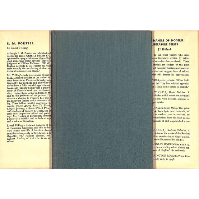 1940s "E. M. Forster" 1943 Trilling, Lionel For Sale - Image 5 of 5