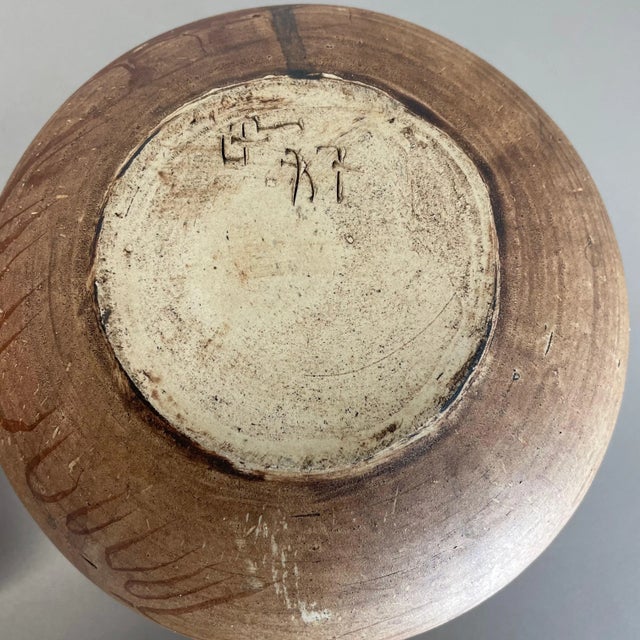 Ceramic Studio Pottery Vase by Gerhard Liebenthron, Germany, 1980s, Set of 2 For Sale - Image 18 of 18