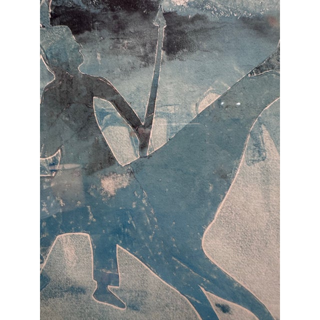 1980s Jack R. Eggman Signed Original Monotype of Horses, Framed For Sale - Image 5 of 5