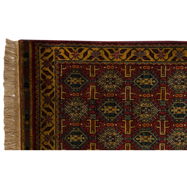 Vintage Indian Caucasian Design Rug - 3' X 5' For Sale - Image 4 of 7