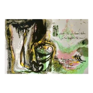 Pierre Parsus Original Lithograph, Les Sabots D’Helene1974 For Sale