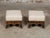 Pair of English Regency 19th Century Footstools with Carved Feet and Gilt Trim For Sale - Image 4 of 11
