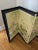 Wood Antique Japanese Byobu Four-Panel “Lotus and Heron” Folding Screen For Sale - Image 7 of 12