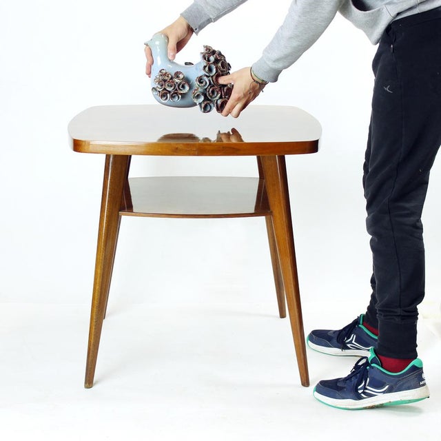 1960s Walnut Spider Coffee Table by Mier, 1960s For Sale - Image 5 of 14