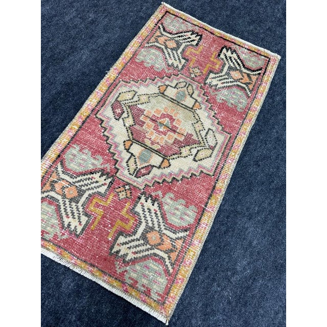 Early 21st Century Turkish Yastik Rug 1'7" x 2'11" For Sale - Image 5 of 5