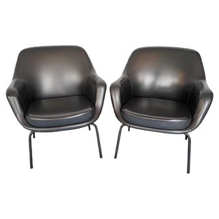 Italian Armchairs by Olli Mannermaa for Cassina, 1950s, Set of 2 For Sale