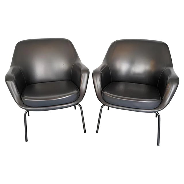 Italian Armchairs by Olli Mannermaa for Cassina, 1950s, Set of 2 For Sale