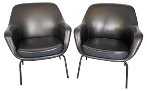 Italian Armchairs by Olli Mannermaa for Cassina, 1950s, Set of 2