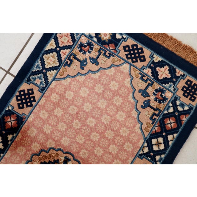 1930s, Antique Chinese Art Deco Rug 2 X 4' For Sale - Image 10 of 12