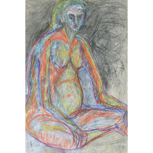 Nude abstract by Louis Nadalini (American, 1927-1995). Signed "Louis Nadalini" and dated "1988" lower right. Signed and...