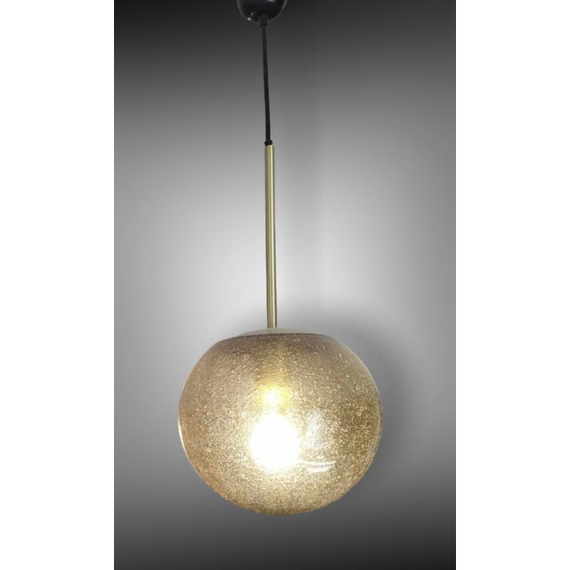 Mid-Century Globe Air Bubbles Ball Hanging Lamp from Peill & Putzler, 1960, in Very Good conditions. Designed 1960 to 1969...