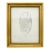 19th Century Gilt Framed Neoclassical Figure Sketch Artwork Reproduction Print For Sale
