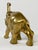 Mid 20th Century Mid 20th Century Large Brass Elephant Figure For Sale - Image 5 of 6