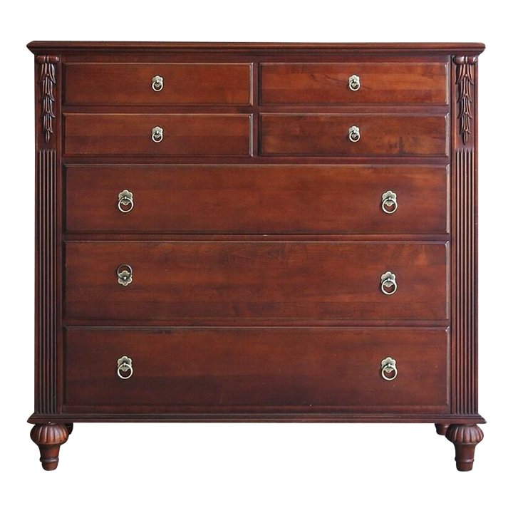 Ethan Allen British Classics Tall Dresser | Chairish