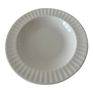 Late 20th Century Wedgwood White Night and Day Individual Pasta Bowl Mint Condition For Sale