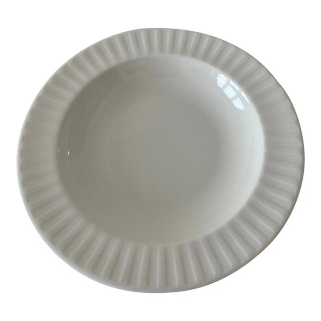 Late 20th Century Wedgwood White Night and Day Individual Pasta/Soup/Salad Bowl a Classic Mint Condition. For Sale