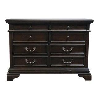 Aspenhome Walnut Contemporary Traditional Style 41" Lateral File Cabinet 124-378 - Molasses Brown Finish For Sale