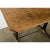 Black French Vintage Bistro Table with Wood Top For Sale - Image 8 of 10