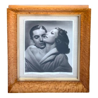 Mid 20th Century Loretta Young and T. Power Print by G. Hurrell Vintage Hollywood Movie Scene For Sale
