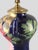 Early 20th Century Early 20th Century Satsuma Royal Blue Hand Painted Romantic Roses Gilded Table Lamp Vase For Sale - Image 5 of 12