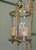 Vintage Round Art Deco Brass and Glass Lantern, 1920 For Sale - Image 6 of 8