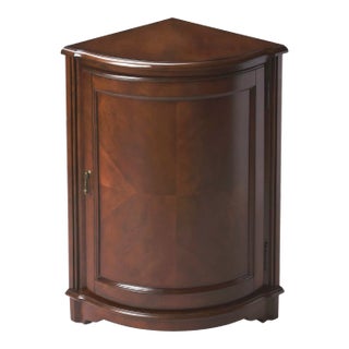 Durham Corner Cabinet, Cherry Brown For Sale